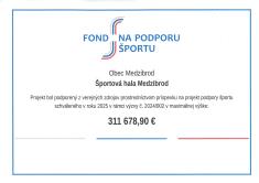 Projekt - Športová hala Medzibrod Projekt - Športová hala Medzibrod